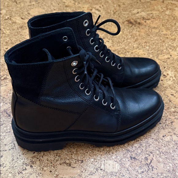 A.P.C. Black Leather boots - Picture 2 of 7